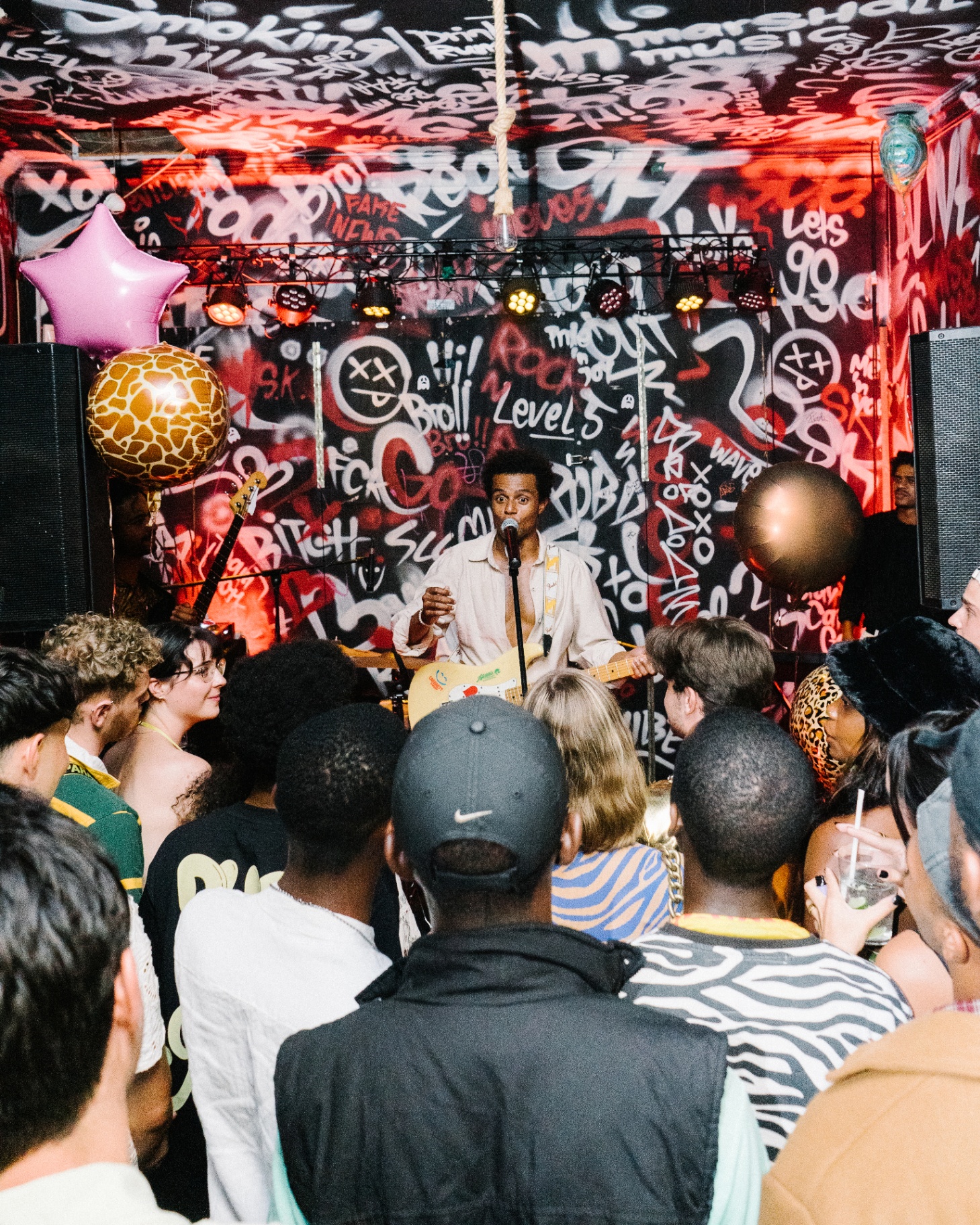 Rudy Chalmers performing live on stage